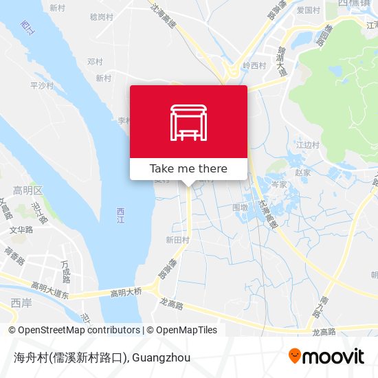 海舟村(儒溪新村路口) map
