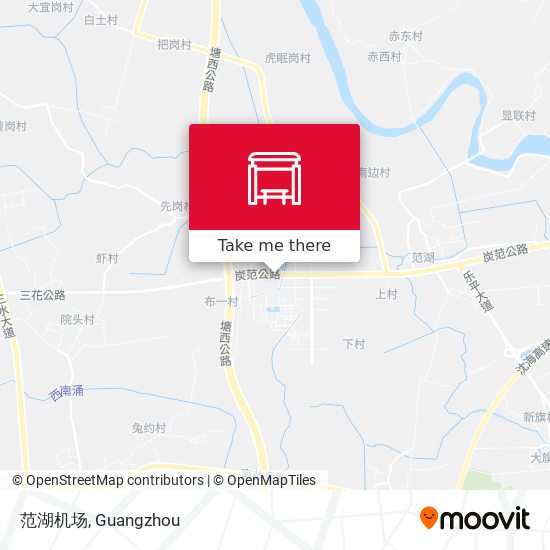 范湖机场 map