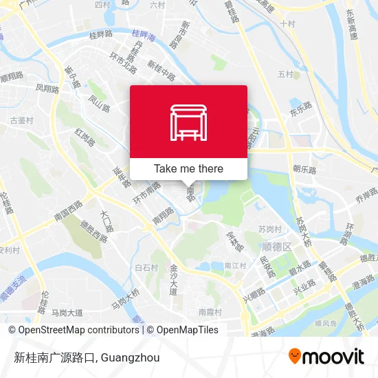 新桂南广源路口 map