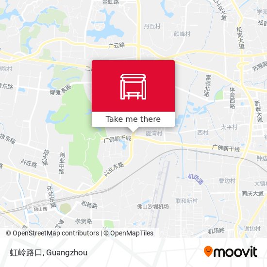 虹岭路口 map