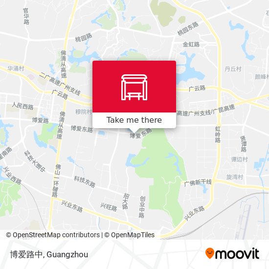 博爱路中 map