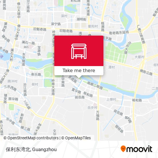 保利东湾北 map