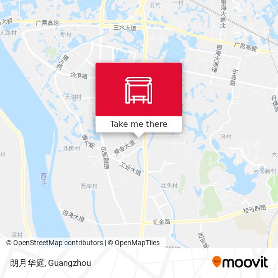 朗月华庭 map