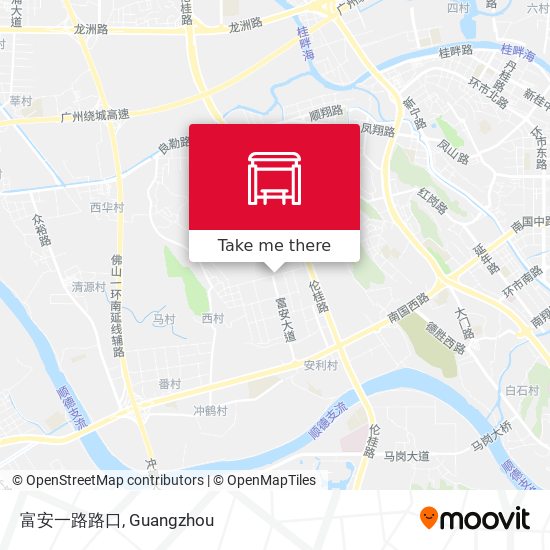 富安一路路口 map