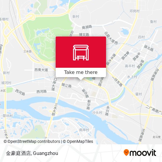 金豪庭酒店 map