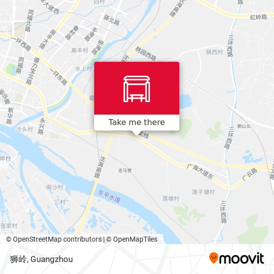 狮岭 map
