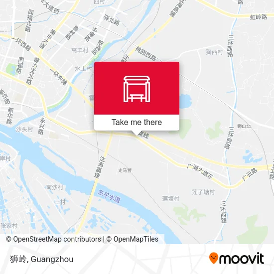 狮岭 map