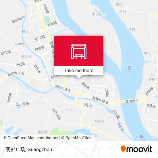明都广场 map