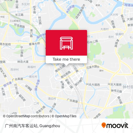 广州南汽车客运站 map
