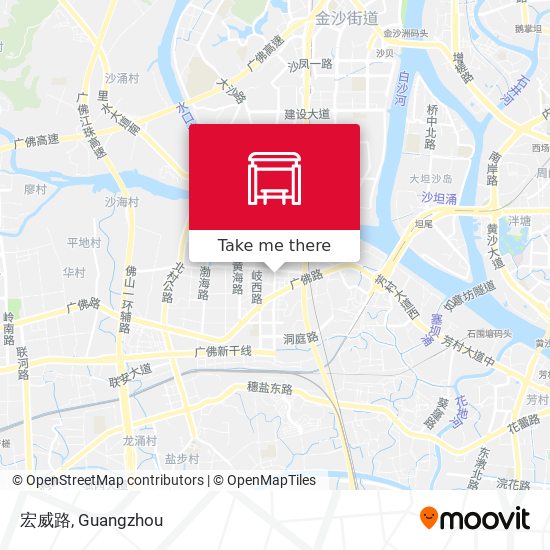 宏威路 map