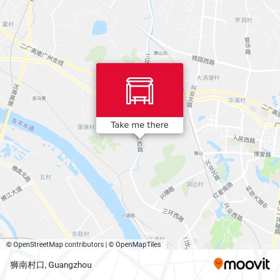 狮南村口 map