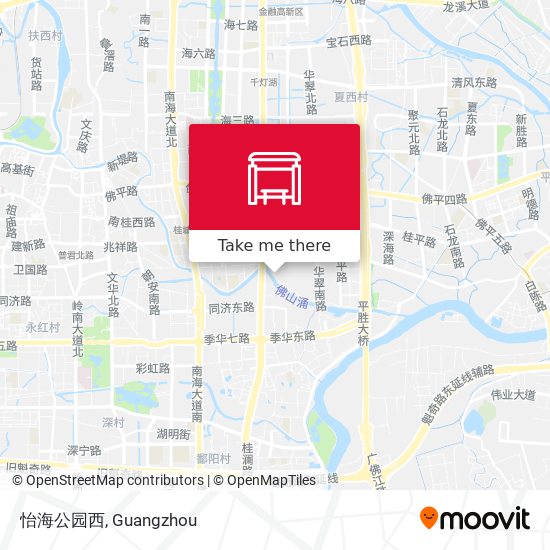 怡海公园西 map
