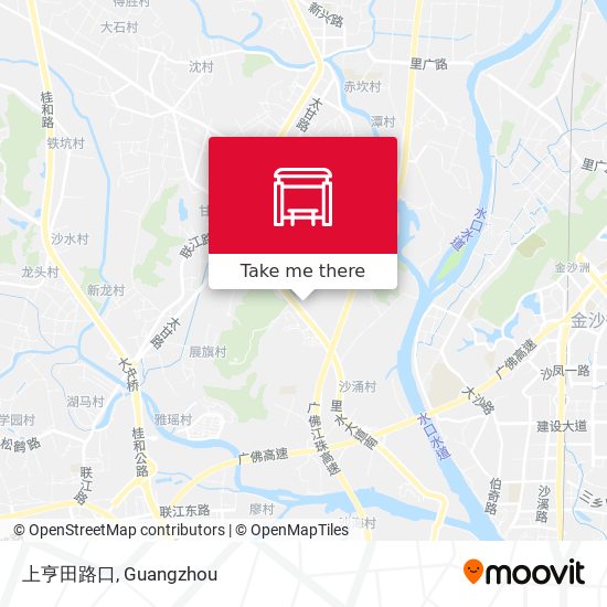 上亨田路口 map
