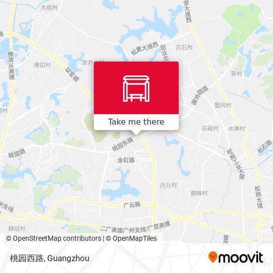 桃园西路 map