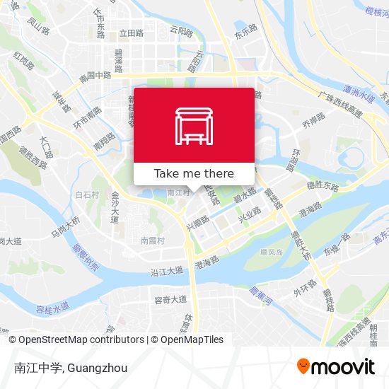 南江中学 map