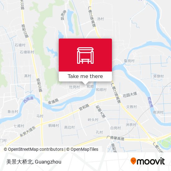 美景大桥北 map