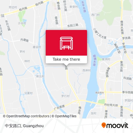 中安路口 map