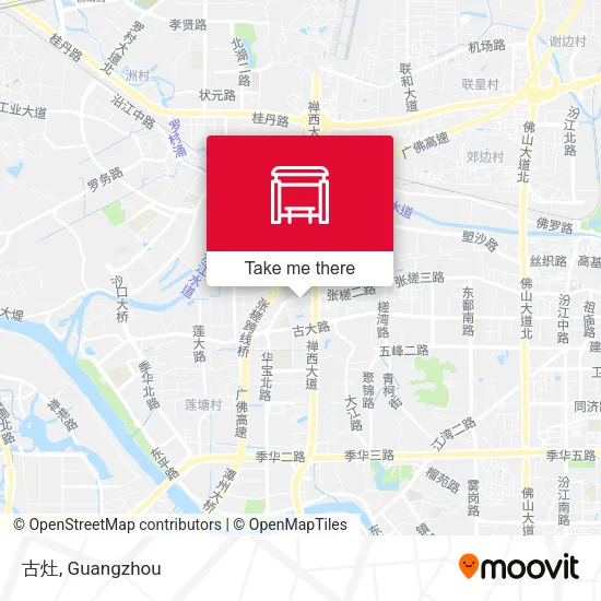 古灶 map