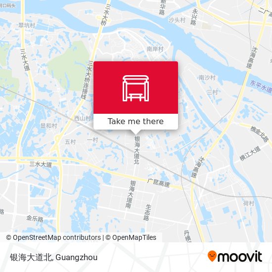 银海大道北 map