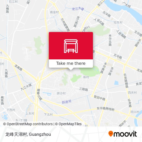 龙峰天湖村 map