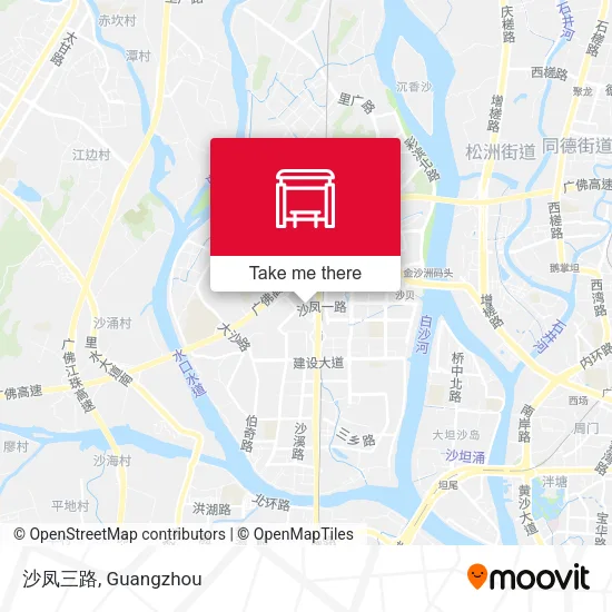 沙凤三路 map