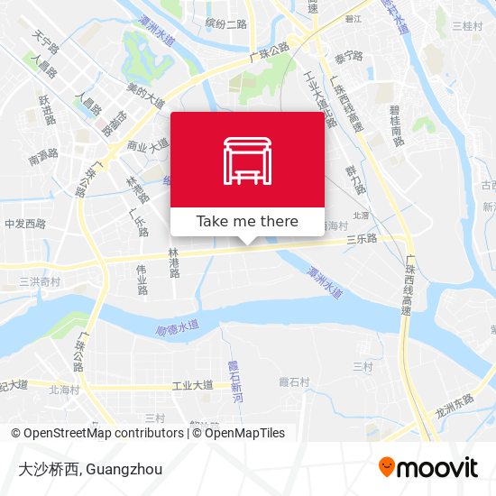 大沙桥西 map