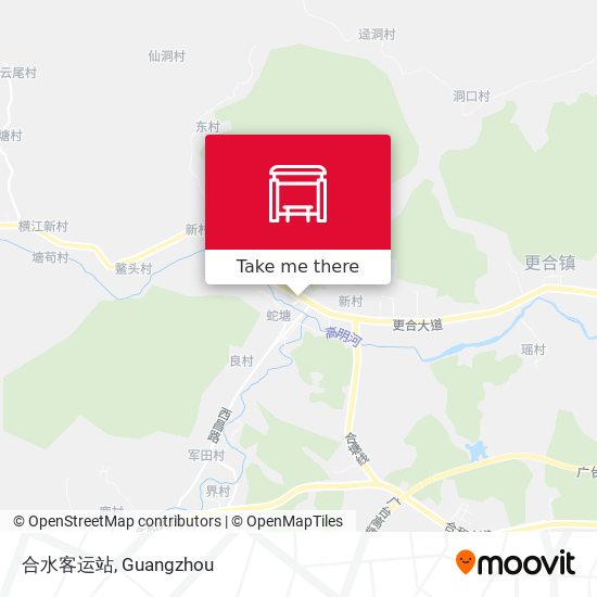 合水客运站 map