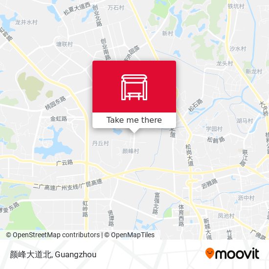 颜峰大道北 map