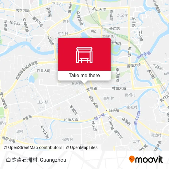 白陈路石洲村 map