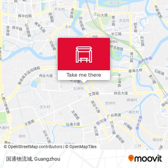 国通物流城 map