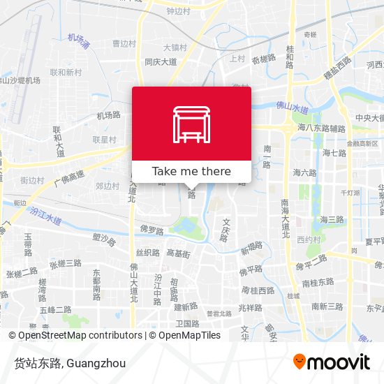 货站东路 map