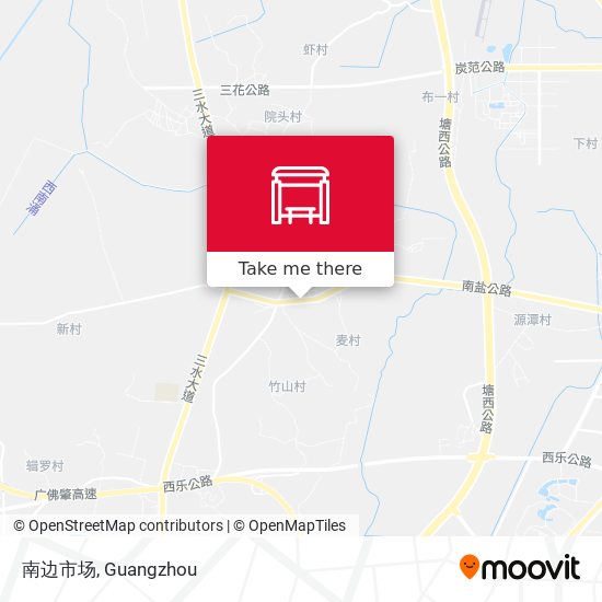 南边市场 map