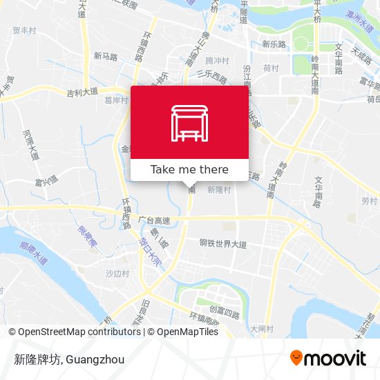 新隆牌坊 map