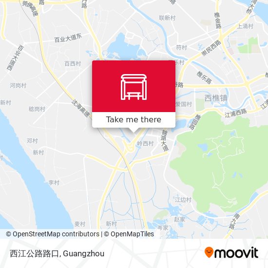西江公路路口 map