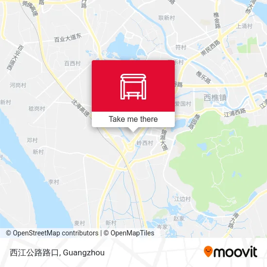 西江公路路口 map