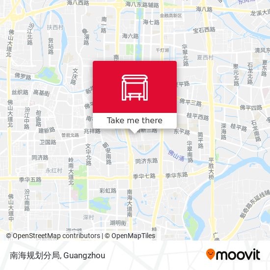 南海规划分局 map