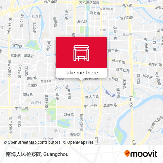 南海人民检察院 map