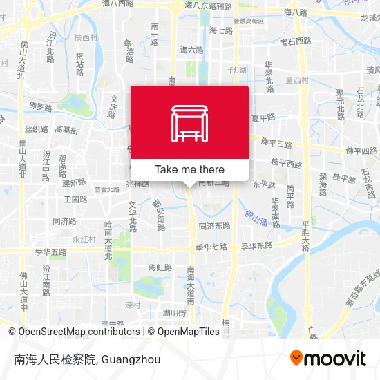 南海人民检察院 map