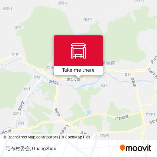 宅布村委会 map