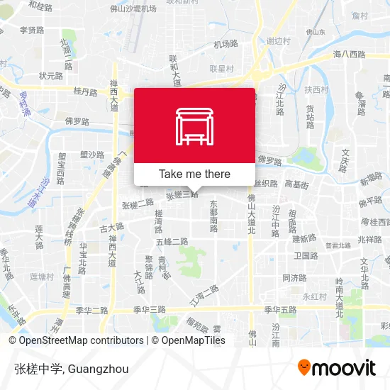 张槎中学 map