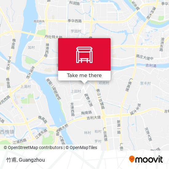 竹甫 map