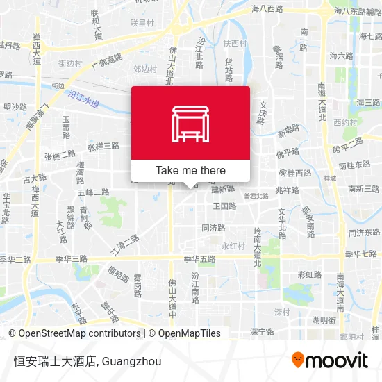 恒安瑞士大酒店 map