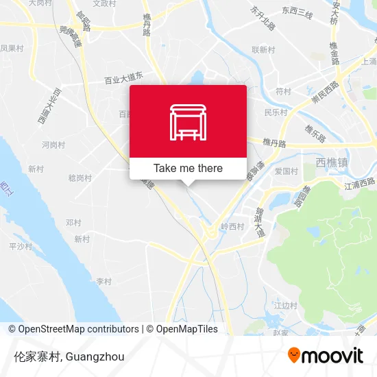 伦家寨村 map