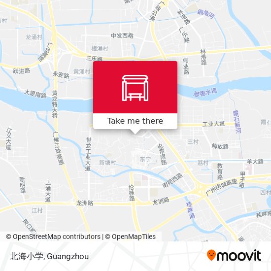 北海小学 map