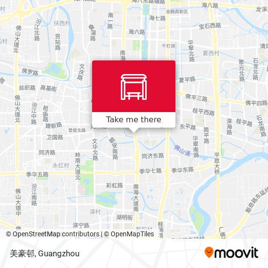 美豪邨 map