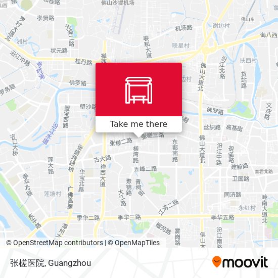 张槎医院 map