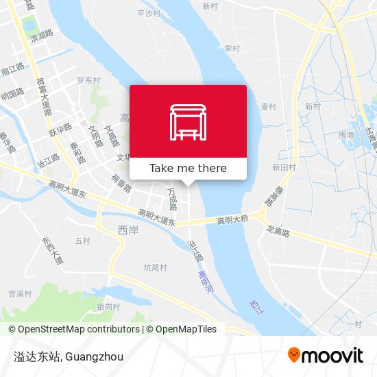 溢达东站 map