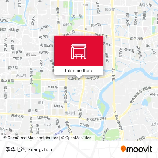 季华七路 map