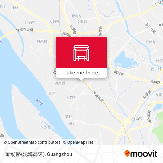 新纺路(沈海高速) map