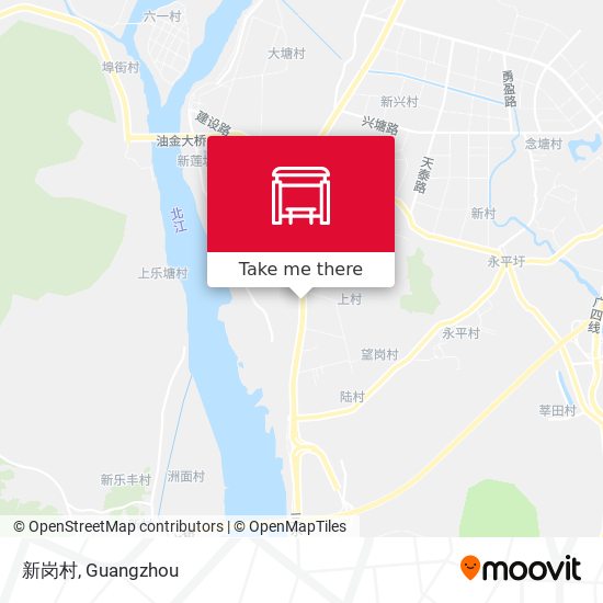 新岗村 map